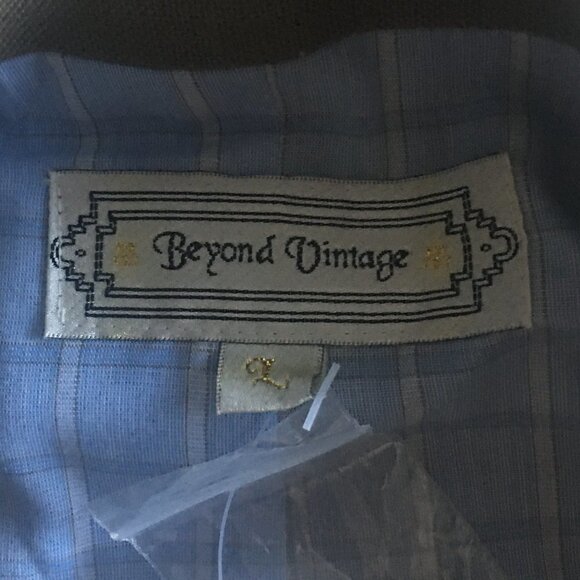 Beyond Vintage Single-breasted Linen Blend Blazer - Picture 3 of 15